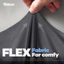 4 Pack Neck Gaiter, Cooling Breathable Face Mask UV Protection Scarf Hiking Bandana for Men/Women (Black+gray+white+blue)