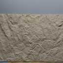 KASARO 3D Faux Stone Wall Panels, 4 PCS PU Wainscoting Panel for Interior Wall Decor, Cement Texture Thicker Accent for Home, Office, 43.3 23.6 inch, Golden Hemp