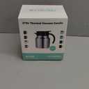 WYHVAND 27Oz Thermal Coffee Carafes For Keeping Hot/Cold, Stainless Steel Coffee Carafe, Dustproof Insulated Water Carafe for Party/Home,Silver