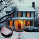 Pangda 20 ft Wedge-Shape Rubber Weather Stripping Seal Strip Self-Adhesive Silicone Rubber Gasket Seal for Door/Windows Indoor Outdoor Winter Soundproofing, Easy Installation