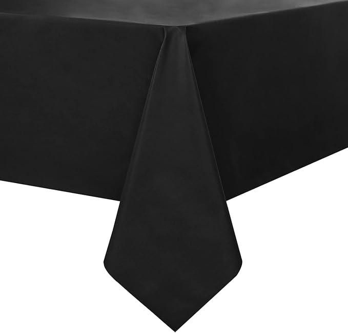 Romanstile 100% Waterproof PVC Tablecloth, Rectangle Oil Spill Proof Stain Resistant Vinyl Table Cloth, Wipe Clean Plastic Table Covers for Kitchen/Dining/Parties - 54 x 78 Inch (54*78 Inch)