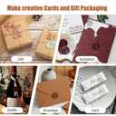 Wax Seal Stamp Kit, Mini Letter Seals Stamps for Sealing, Vintage Brass Stamp Head with Various Patterns for Wedding Invitation Gift Wrap Envelopes Christmas Card (22pcs, Gold)