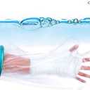 VESKIMER Arm Cast Cover for Shower Arm Adult - 100% Waterproof Cast Protector, Cast Bag, Cast Sleeve - Comfortable Watertight Protection for Broken Hands, Fingers, Wrists