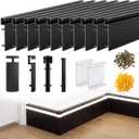 10 Pack 3.3ft LED Baseboards, 78x12mm Aluminum Lighting Skirting