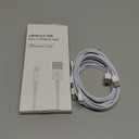 3 Pack Apple MFi Certified Charger Cable 6ft, Lightning to USB Cable Cord 6 Foot, 2.4A Fast Charging,Apple Phone Long Chargers for iPhone 13/12/11/11Pro/11Max/ X/XS/XR/XS Max/8/7/6 (White)