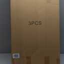 3Pcs Cylinder Pedestal Stands, Transparent Round Pedestal Display Plinth Pillars for Wedding Ceremony Birthday Parties Art Decor