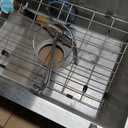 20" x 16" Drop in Kitchen Sink 304 Stainless Steel Single Bowl Topmount Kitchen Sink with Drain Kit and Bottom Grid, Brushed