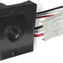 Solus Dusk-to-Dawn Sensor with Ezee Change Plug – Outdoor Photocell Sensor for 3" Lamp Posts – Auto On/ Off – UL Listed – 120V (Black, Pack of 1)