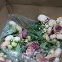 Geosar 24 Bundles Artificial Peonies Flowers Fake Silk Peony Bouquet Faux Peonies Flowers Bulk for Decoration Vase Floral Arrangements Wedding Party Table (Dusty Pink,Dusty Rose)