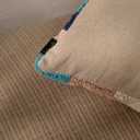 Tuffting Embroidery Decorative Throw Pillow Cover, 18 x 18 inches (Multi Geometrical)