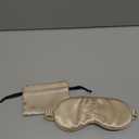 Blissy Silk Sleep Mask - Eye Sleeping Mask for Women & Men for Total Blackout - 100% Pure Mulberry Silk, 22 Momme 6a Fibers - Blindfold Sleep Mask Side Sleeper Eye Cover (Champagne)