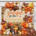 Fall Thank You for All You Do Banner Backdrop Autumn Thanksgiving We are So Grateful for You Party Background Pumpkin Friendsgiving Party Decorations Banner Photo Booth Props (82x59 inch (7x5FT))