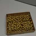 24 Pack 9 Inches Glitter Artificial Berry Stems, 15 Berries per Stem, Christmas Tree Picks Ornaments, DIY Xmas Wreath, Floral Arrangements Home Dcor, Winter Wonderland Decoration (24, Gold, 9 Inch)