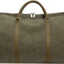 Canvas Duffle Bags Weekender Bags for Travel, Gym, Storage, Camping and Moving (Green)