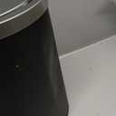 Mbillion Small Trash Can with Swing Lid 2.4 Gallons/9 Liter, Mini Trash Can with lid, Stainless Steel Cylindrical Garbage Can for Home and Office Bathroom Bedroom, for Ground and Desktop(Black)