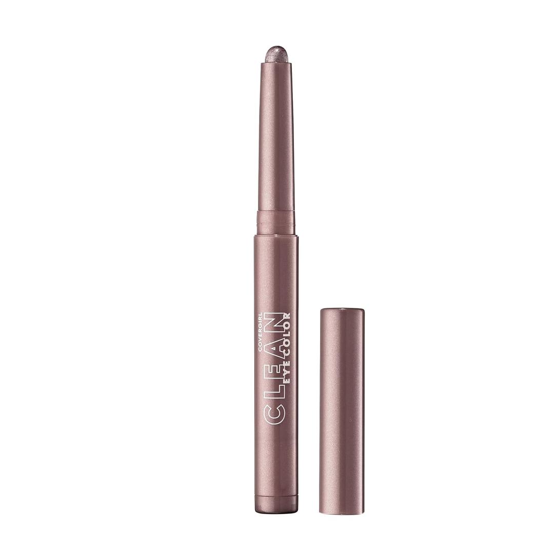 CoverGirl Clean Eye Color, French Violet, Eyeshadow Sticks, Ultra Creamy Formula, Lightweight, Buildable Formula, Lasts All Day, Smudge-Proof (0.05 Ounce (Pack of 1))