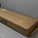 No-Dig Air Conditioner Fence 36" W X 45" H White Vinyl Privacy Fence with Planter Box for Trash Can Pool Equipment (1 Panel)