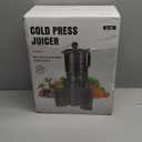 Juicer Machines with 5.8" Large Feed Chute, Cold Press Juicer for Whole Vegetables and Fruits 400W, Slow Masticating juicer Easy to Clean Juice Extractor Machine High Juice Yield Pcs (Titanium Gray)