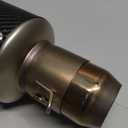 Universal Slip on Modified Exhaust Mufflers with Silencers Compatible with Motorcycle Grom ATV Dirt Bike Street Bike Scooter Pipe Diameter 38mm-51mm Exhaust,Carbon Fiber Silver