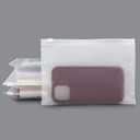 Frosted Zipper Bags, 25 Pcs 7.87x5.51 inch Small Plastic Zip Bags for Socks, Underpants, Ties, Jewelry, Waterproof for Packaging, Shipping, Travel, 3 Mil