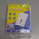 TICONN 2PK Plastic Mattress Bag for Moving Storage, Waterproof Mattress Protector Cover, Heavy-Duty Mattress Moving Supplies (1.5 mil, Full)