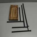 SRIWATANA Jewelry Organizer Stand, Extra Tall Necklace Holder Jewelry Holder, Gift Idea (Carbonized Black & Black)