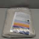 BGment Linen Curtains 72 Inch Length 2 Panels for Living Room, Rod Pocket Boho Semi Sheer Drapes Light Filtering Rustic Privacy for Bedroom Dining Back Tab, 52 X 72 Inch