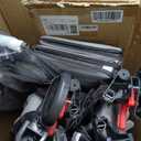 5-in-1 Pack and Play, Baby Bassinet Bedside Sleeper with U-Shaped Diaper Changer, Portable Toddler Playard for Newborn Toddlers, Baby Crib with 4 Adjustable Height, Carry Bag,Easy to Install (Black)