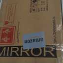 Hasipu Vanity Mirror with Lights, 23" x 18" LED Makeup Mirror, Lighted Makeup Mirror with Dimmable 3 Modes, Touch Screen Control Vanity Mirror Square Gold