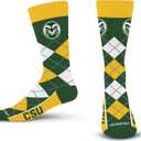 For Bare Feet Argyle Remix Dress Sock (One Size, Team Color)