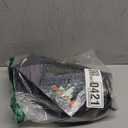 Spooktacular Creations Men's Black Pirate Wig with 1 Mustache Halloween Wig for Adults Cosplay Party Accessories