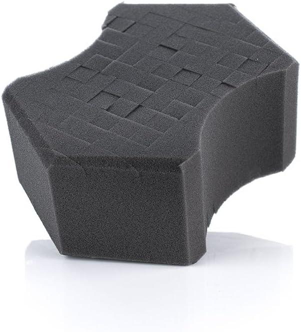 The Rag Company - Ultra Safe Sponge - Latest Foam Technology Safe for All Types of Paint and Wheel Finishes - Easy-to-Hold Ergonomic Grip for Wash Bucket and Rinseless Washing - Dark Grey