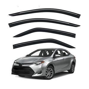 Tape-on Window Visors Rain Guards for 2014-2019 Toyota CorollaExtra Durable, Window Visors, Vent Visors, Window Deflector, Vent Shades, Car Accessories-4PCS