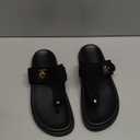 Womens Summer Sandals Casual Adjustable Arch Support Comfortable Thick Sole Flat Sandals (9, Black01)