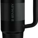 STANLEY Quencher ProTour Flip Straw Tumbler with Leakproof Lid | Built-In Straw & Handle | Cupholder Compatible for Travel | Insulated Stainless Steel Cup | BPA-Free (30 Ounces, Black Fade)