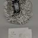 Einiiya 600 LED Christmas String Lights Outdoor, 197 FT String Lights Outdoor Clear Wire with 8 Modes, Plug in Waterproof Lights for Tree Party Christmas Thanksgiving Decorations, Purple&Orange