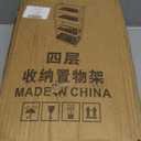 Rolling Storage Cart Multi-Utility Trolley Organizer for Kitchen Bathroom Living PP Material Mobile Shelving Rack for Easy Storage Organization 4