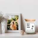 Dog Mom Gifts for Women - Dog Themed Gifts Candles - Lavender Scented Candle 100% Soy Wax - pet Odor Eliminator Candle