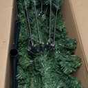 Lulu Home 6FT Christmas Tree, Artificial Christmas Tree with RC 300 LEDs Warm White & Multicolored String Lights(NOT Pre-Strung) for Indoor Outdoor Winter Decoration, 11 Lighting Modes with Timer (Green)