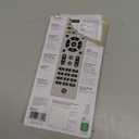 GE 4-Device Universal Remote Control, Designer Series, Brushed Nickel/Silver, 33709