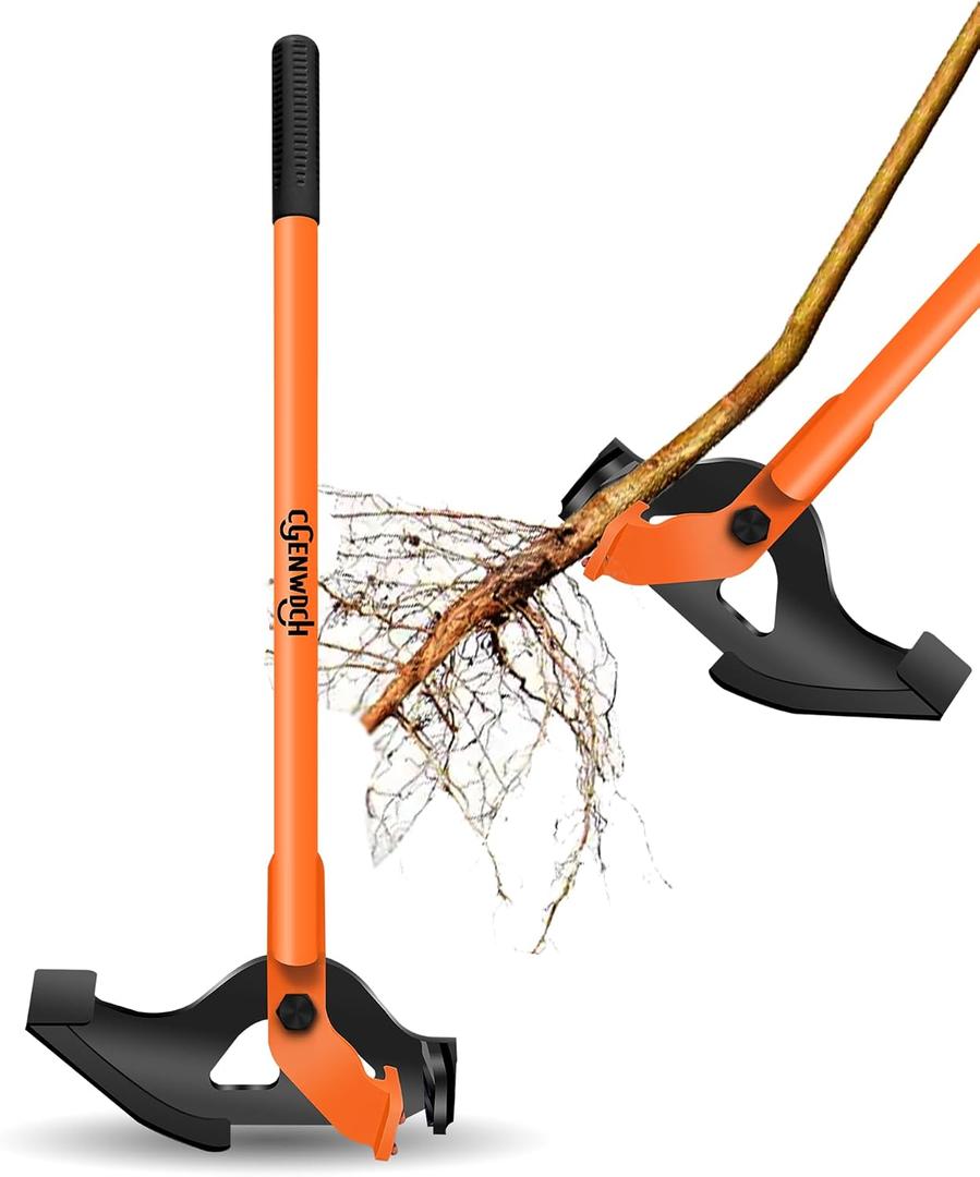 Small Size Sapling Puller, 1/4" - 3/4" Heavy-Duty High-Leverage Tree Puller Tool, Fully Uproots Woody Stems inch - inch in, Fit for Trees, Shrubs, Vines and Thorns with Large Root Systems