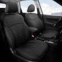 Subaru Forester Seat Covers 5 Sets, Custom Fit for Subaru Forester 2019 2022 2021 2022 2023 2024, Waterproof Faux Leather Seat Covers Black