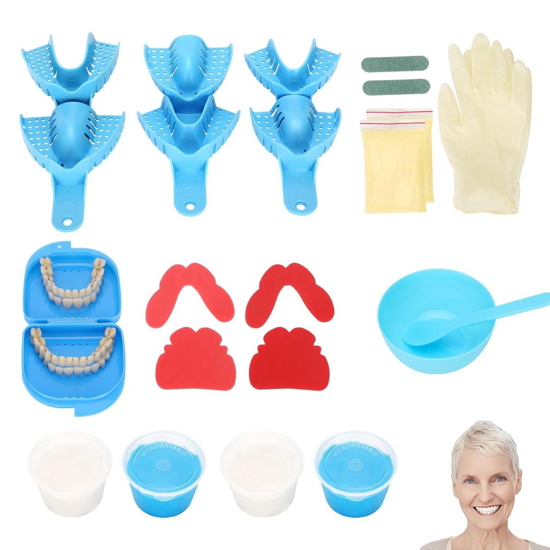 DIY Oral Care Kit at Home, 2 Full Sets DIY Custom Smile Kits, Fully Customizable