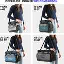 Titan Zipperless HardBody Cooler, Keeps Ice 2 Days, 16 Can