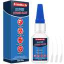 Stone Glue 30 g, Marble Glue Instant, with Anti-Clog Cap, Strong Clear Adhesive for Marble, Granite, Artificial Stone, Tile, DIY, Waterproof (Clear, 30 Grams * 1 Pack, Stone Glue)