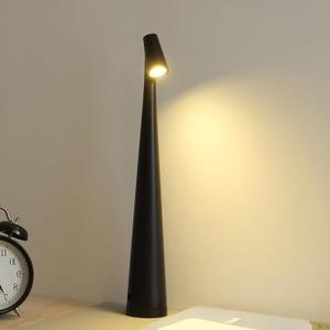 Portable Cordless LED Table Lamp, Rechargeable Wireless Desk Lamp | Touch Sensor, 3-Level Brightness Lamp, Night Light, Bedside Lamp