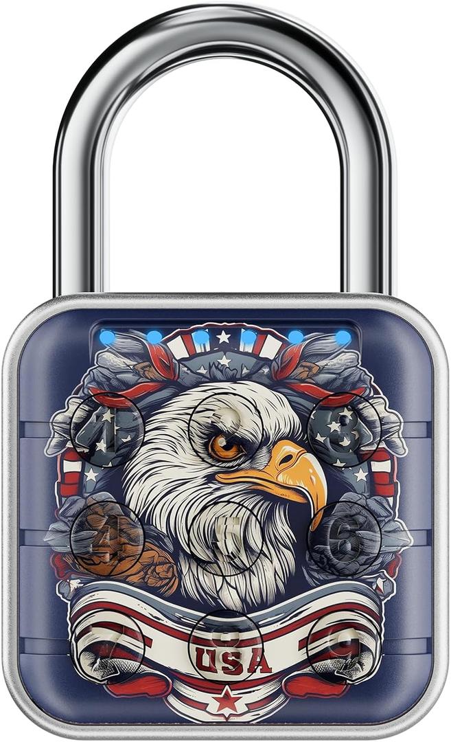 Combination Lock, Combination Lock for Locker, Locker Lock & Gym Locker Lock - High Security, Easy to Use for Gym, School, Travel, Outdoor (Freedom)