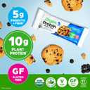 Orgain Organic Vegan Protein Bars, Chocolate Chip Cookie Dough - 10g Plant Based Protein, Low Calorie Healthy Snacks, No Lactose or Soy Ingredients, Gluten Free, Non-GMO - 1.41 Oz (Pack of 12) (EXP 01/12/27)