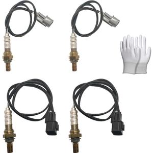 Oxygen Sensor Upstream & Downstream O2 Sensor Fit for Mitsubishi Montero 1997-2006, for Mitsubishi Montero 1995, Oxygen O2 Sensor 4PCS Replace OE# 234-4633, 234-4657