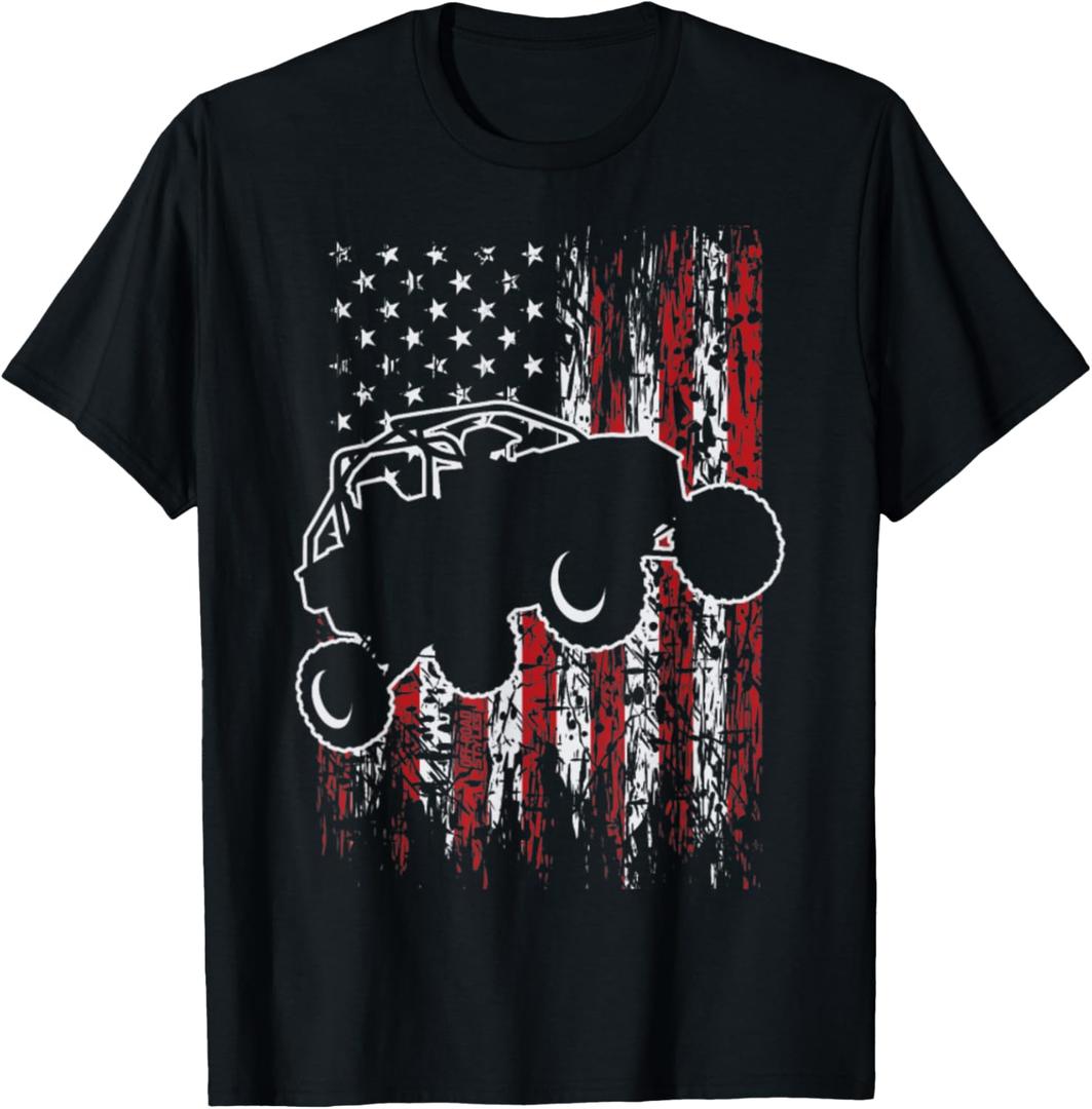 Usa Utv Rzr Racing T-Shirt 2XL